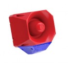 Cooper Fulleon 7022123FUL-0189X Asserta Maxi Sounder Beacon – 24V - 110dB - Red Base - Blue Lens